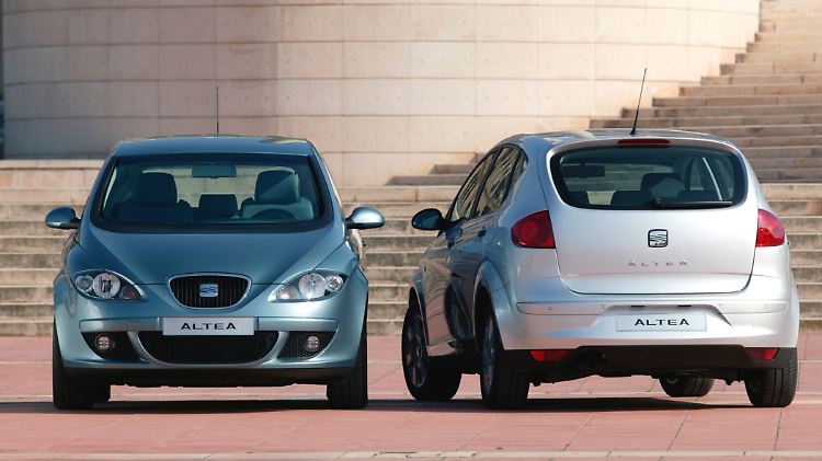 Optisch kommt der Seat Altea deutlich schicker daher als ein VW Touran.