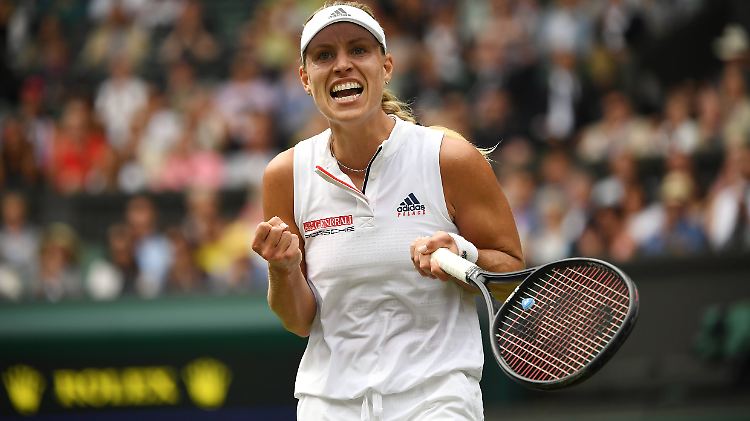 Angelique Kerber dominiert über die junge Lettin Ostapenko.