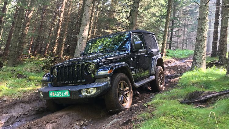 Wer den Jeep Wrangler Sahara vorzieht, muss keine Angst haben, dass er nicht durchs Gelände kommt.