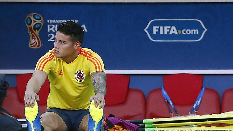 Kam mit Kolumbien bei der WM bis ins Achtelfinale - James Rodriguez.