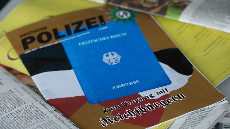Die Polizei muss sich immer häufiger mit teilweise bewaffneten Reichsbürgern auseinandersetzen.
