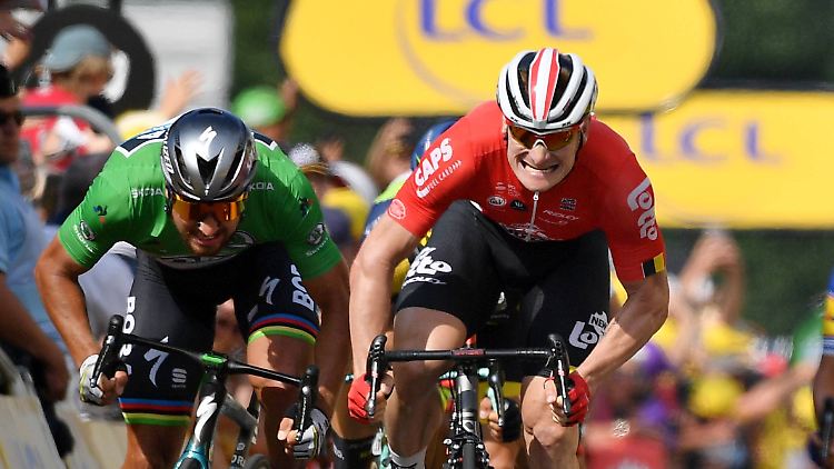 Andre Greipel wurde im Sprint erneut geschlagen (Archivbild).