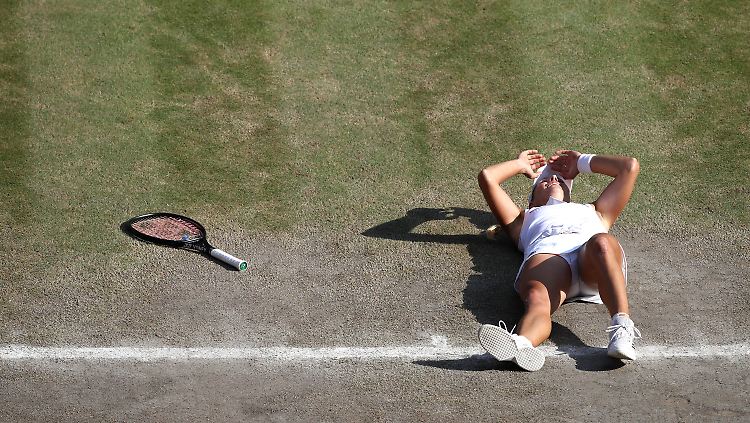 Wimbledon-Champion - Kerbers Titel für die Ewigkeit.
