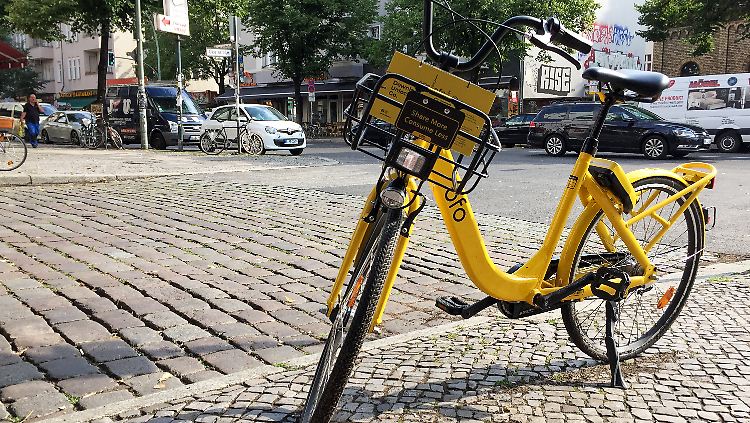 Ofo-Fahrräder werden in andere europäische Länder verlagert.