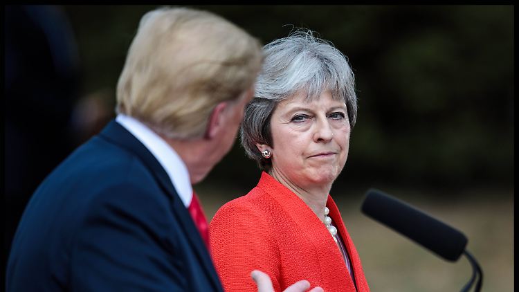 Von Trumps Vorschlag hält May wenig.