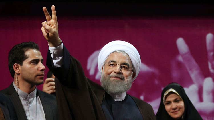 Bleibt vorerst im Amt: Präsident Ruhani.