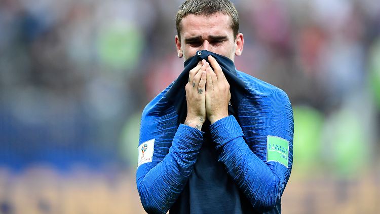 Griezmann ist der Mann des Spiels - und braucht einen Moment, um klarzukommen.