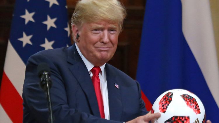 Donald Trump könnte bei der WM 2026 wieder Präsident der USA sein.