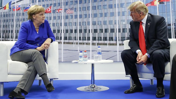 Angela Merkel und Donald Trump dürften bald auf einem neuen Feld aneinandergeraten: der Energiepolitik.