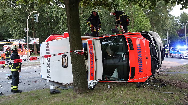 Der Unfall ereignete sich in der Nähe des Hamburger Stadtparks.