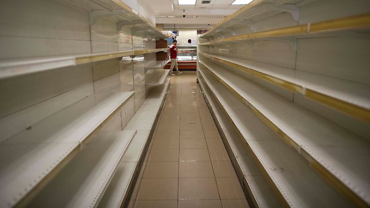Venezuela leidet unter einer Wirtschaftskrise. Leere Regale sind keine Seltenheit.