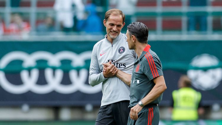 Über einen Transfer von Jerome Boateng haben Thomas Tuchel (l.) und Niko Kovac angeblich nicht gesprochen.