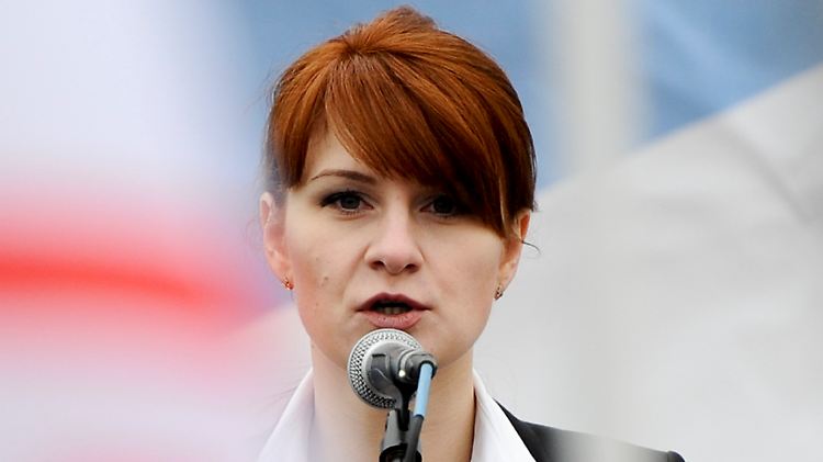 Butina auf einer Pressekonferenz: Sie war unter anderem bei der Waffenlobby-Organisation NRA gefragt.
