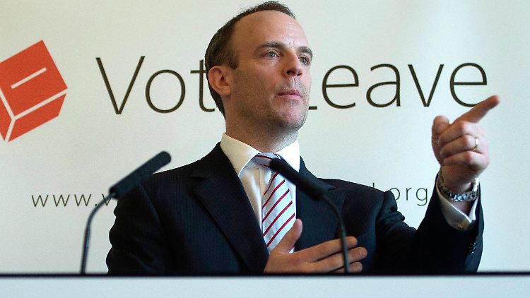 Seit der ersten Stunde brennender Brexit-Anhänger: Dominic Raab.