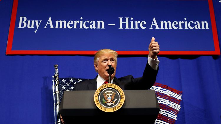 Überall Betrug am amerikanischen Volk: US-Präsident Trump bleibt seiner harten Linie treu.