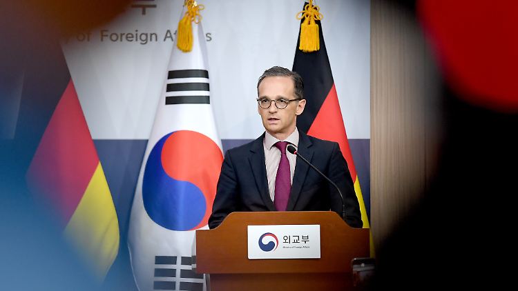 Außenminister auf Asienreise: Heiko Maas ist zu Besuch in der südkoreanischen Hauptstadt Seoul. 