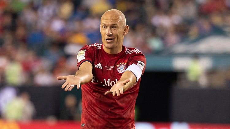 Arjen Robben war einer der Routiniers in einem bayrischen Experimentalteam.