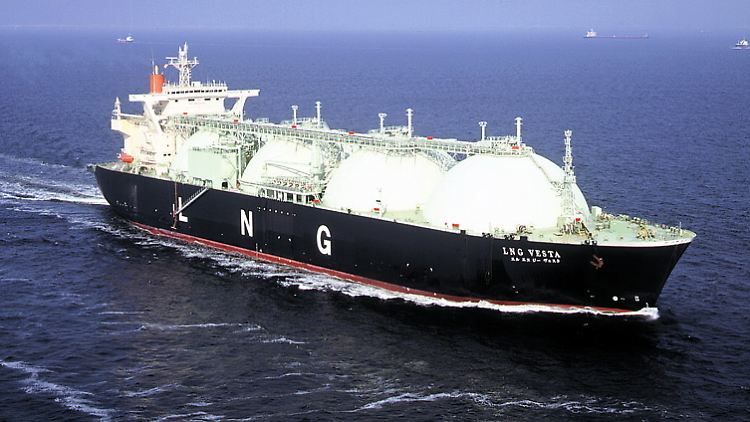 Spezialtanker für den LNG-Transport: In Europa konkurriert das US-Gas mit Lieferungen aus Norwegen und Russland.