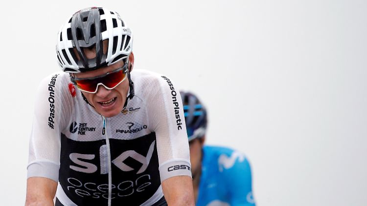 Christopher Froome erlebte auf dem Col du Portet die nächste Enttäuschung.
