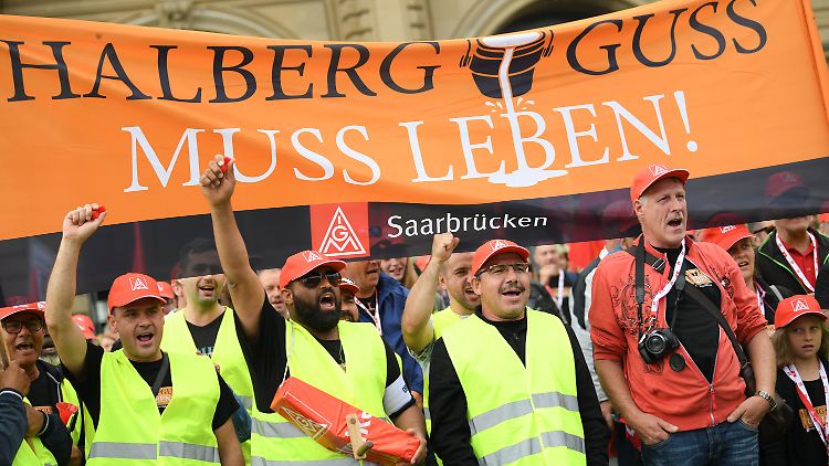 Für die Beschäftigten des Autozulieferers Neue Halberg Guss hat sich bisher noch kein Sozialplan abgezeichnet. 