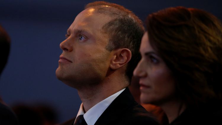 Maltas Premierminister Muscat und seine Frau standen im Fokus der Recherchen der ermordeten Journalistin Daphne Caruana Galizia.