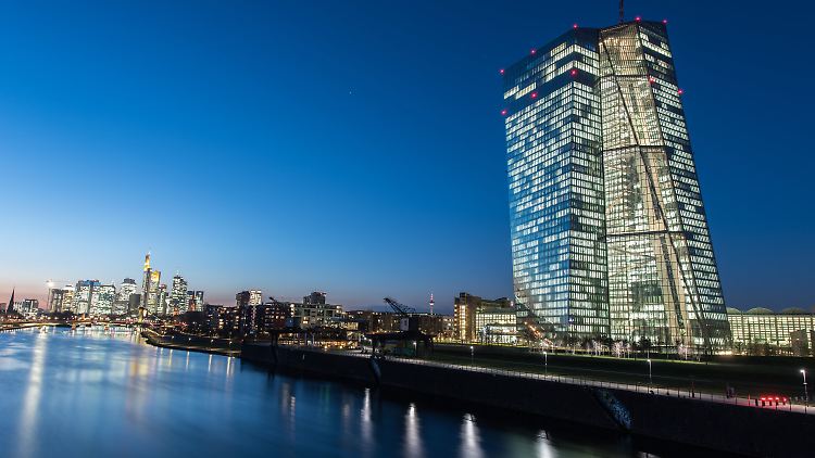 Die EZB-Zentrale in Frankfurt.