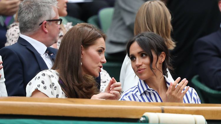 Sie wirken schon ganz vertraut: Kate Middleton und Meghan Markle.