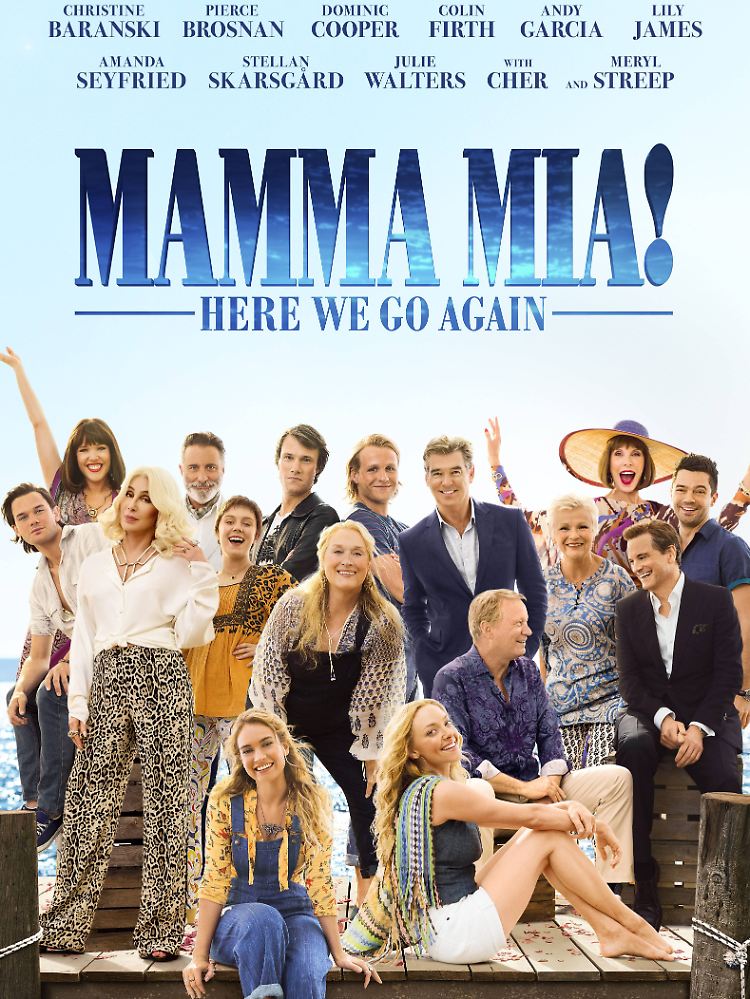 "Mamma mia! Here we go again" läuft ab 19. Juli 2018 in den deutschen Kinos.