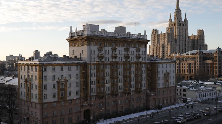 In der US-Botschaft in Moskau arbeitete die Frau.