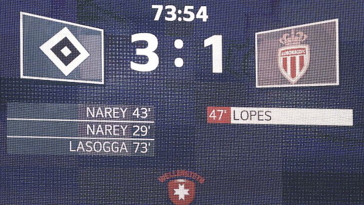 Im letzten Testspiel besiegte der HSV den französischen Spitzenklub AS Monaco mit 3:1.
