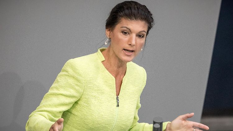Wagenknecht tritt in Konkurrenz zu ihrer Partei.