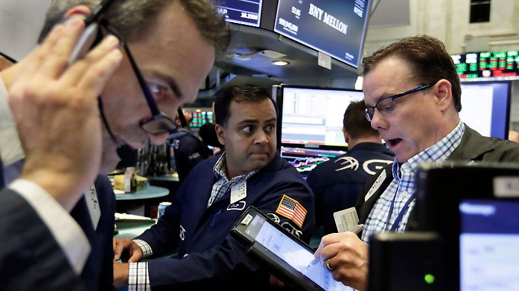 Die Woche geht für diese Herren an der Wall Street mit einem Plus zu Ende. 