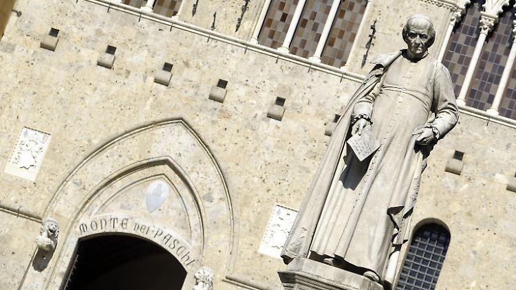 Italiens älteste Bank und Inbegriff der Krise: Monte dei Paschi di Siena.