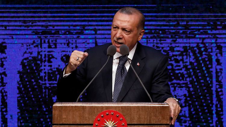 Die US-Sanktionen gegen seine Regierungsmitglieder nannte Erdogan "respektlos" und "unangebracht gegenüber einem strategischen Partner".