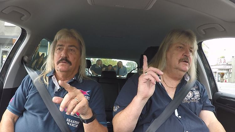 Nicht immer in einer Richtung unterwegs: Werner (l.) und Manfred Wurst.