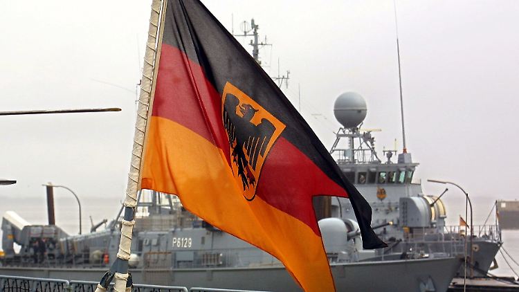 Schnellboot im Marinestützpunkt Wilhelmshaven.