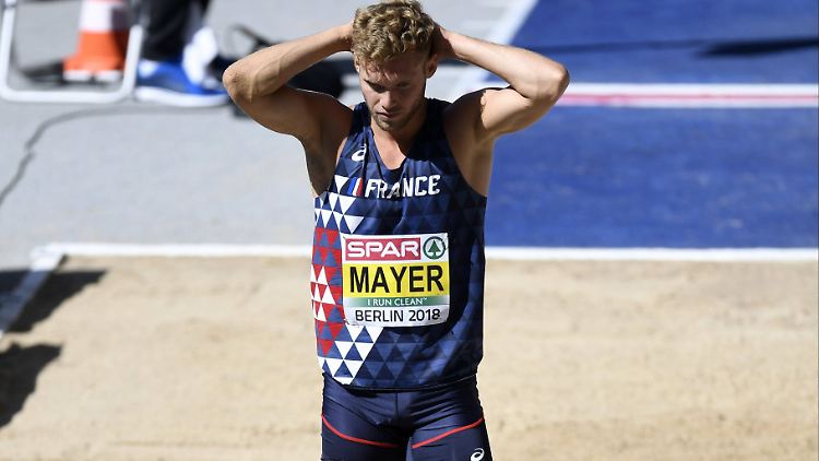 Das Weitsprung-Scheitern des französischen Gold-Favoriten Kevin Mayer ebnet Abele den Weg.