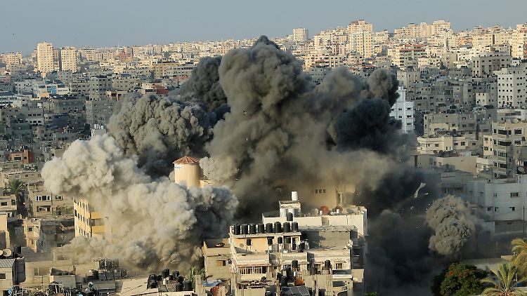 Bei einem israelischen Angriff auf Gaza-Stadt.