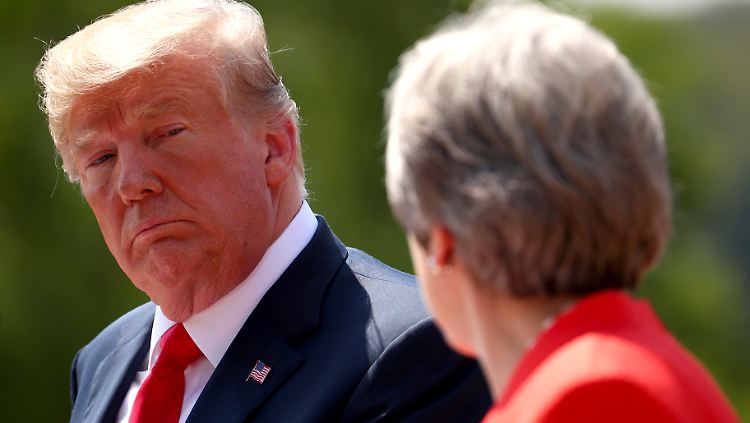 Beim jüngsten Besuch des US-Präsidenten in Großbritannien riet Trump May, die EU zu verklagen, statt mit ihr zu verhandeln.