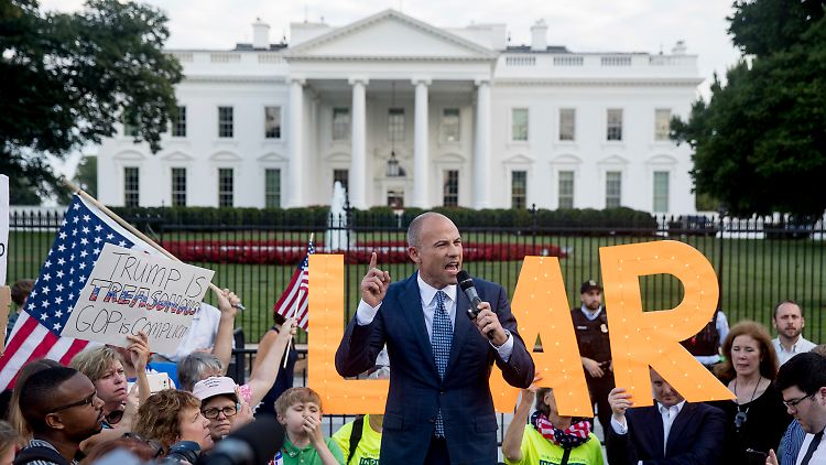 In puncto Selbstdarstellung kann Avenatti es locker mit Trump aufnehmen. 