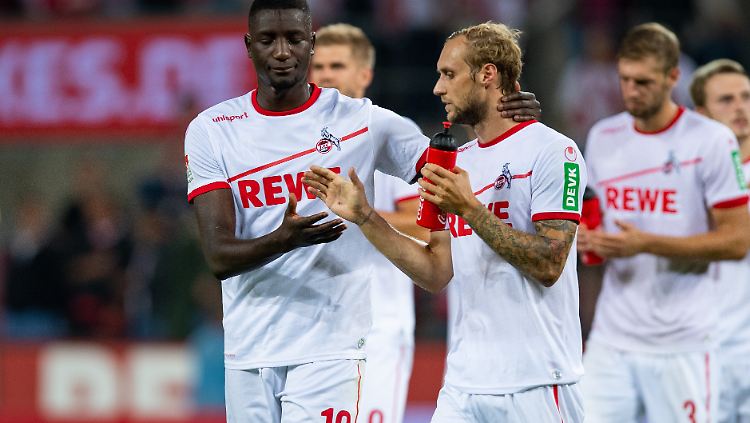 Freude über die Führung bei den Kölner Spielern: Sie währt nicht lange.