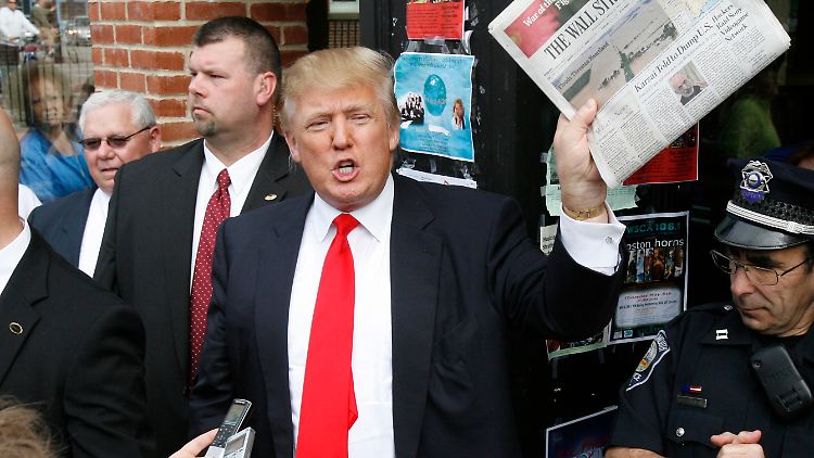 Erst vor kurzem hatte Trump mit der Aussage, bestimmte Medien seien "volksfeindlich", Schlagzeilen gemacht.