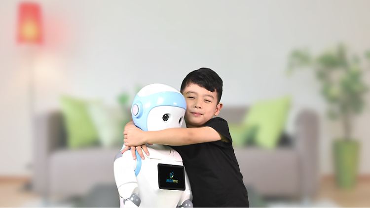 Roboter werden von Kindern mit sozialen Wesen verwechselt. 