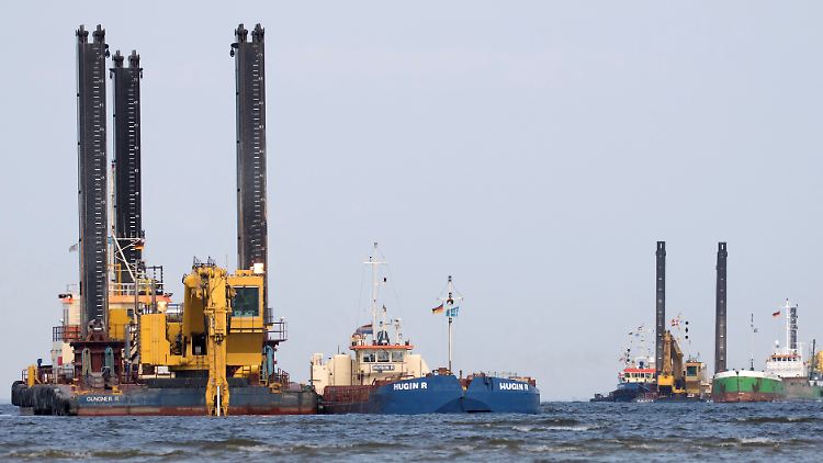 Pipelinebau in der Ostsee: Vier der zehn für das Projekt "Nord Stream 2" veranschlagten Milliarden Euro sind bereits verbaut.