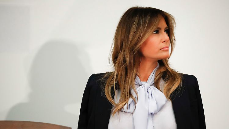 Melania Trump wünscht sich mehr Anstand in sozialen Medien.