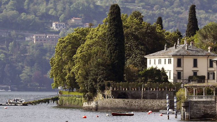Seit 2002 besitzt George Clooney seine Villa am Comer See.