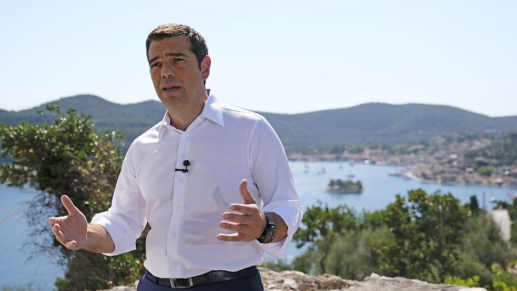 Tsipras Rede auf der Insel Ithaka im Ionischen Meer an das griechische Volk.