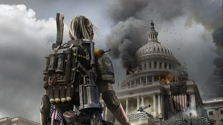 In "The Division 2" gleicht das Kapitol in Washington einem Trümmerhaufen. 
