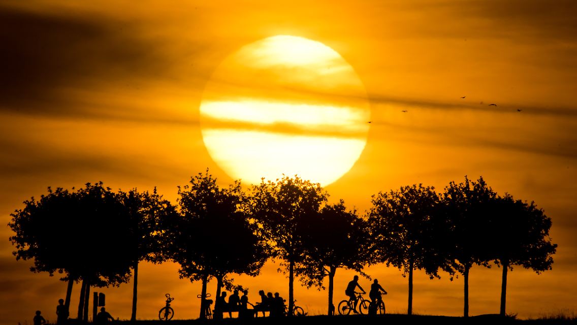 Auch heute gibt es wieder jede Menge Sonnenstunden.