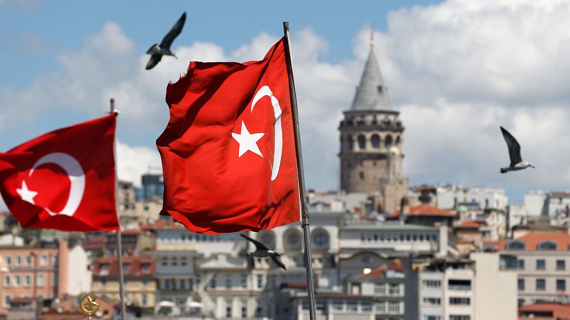 Blick auf Istanbul.